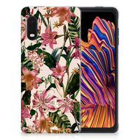 Samsung Xcover Pro TPU Case Flowers - thumbnail