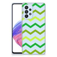 Samsung Galaxy A53 5G TPU bumper Zigzag Groen