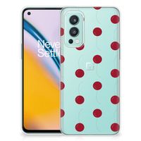 OnePlus Nord 2 5G Siliconen Case Cherries - thumbnail