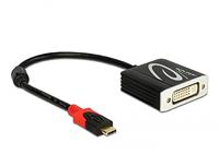 Delock Adapter USB Type-C stekker > DVI bus (DP Alt Mode) 4K 30 Hz