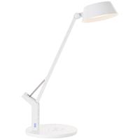 BRILLIANT lamp, Kaila LED tafellamp met inductie oplaadstation wit, 1x LED geïntegreerd, 8W LED geïntegreerd, (710lm, 3100-6100K), draadloos opladen van mobiele apparaten
