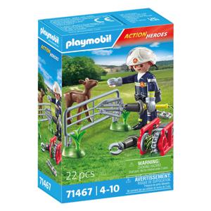 Playmobil Action Heroes Dierenbescherming Brandweer 71467