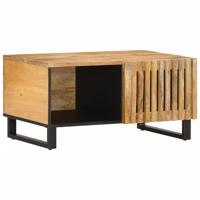 Salontafel 80x51x40 cm massief ruw mangohout - thumbnail