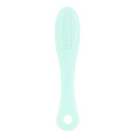 10 stuks blackhead Brush face Cleansing Extractor Remover Tool silicone vinger massage borstel gezicht exfoliërende reiniging Tool (groen)