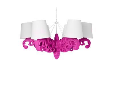 Slide - Crown of Love Hanglampen Fuchsia