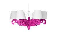Slide - Crown of Love Hanglampen Fuchsia
