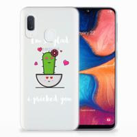 Samsung Galaxy A20e Telefoonhoesje met Naam Cactus Glad