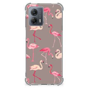 Motorola Moto G53 Case Anti-shock Flamingo