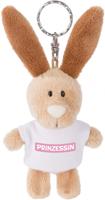 Nici sleutelhanger prinzessin 10 cm polyester bruin