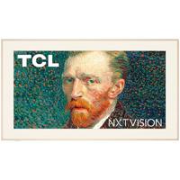 TCL 75-inch klasse QLED 4K Smart NXTFrame TV met Google TV (75A300W, model 2024) Dolby Vision HDR & Dolby Atmos, ingebouwde Google Assistant met spraakafstandsbediening, werkt met Alexa, streaming