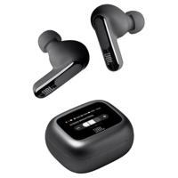 JBL Live Beam 3, Draadloze oordopjes met Bluetooth, 48 uur batterijduur, True Adaptive Noise Cancelling en Hoogwaardig JBL Signature Geluid, IP55 Waterproof, Closed-Back Stick Ontwerp, Zwart