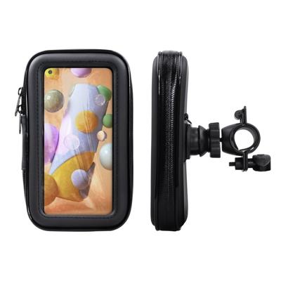 Shop4 - Samsung Galaxy A11 Fietshouder Stuur Spatwaterdicht Zwart Shop4 - Samsung Galaxy A11 Fietshouder Stuur Spatwaterdicht Zwart
