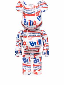 MEDICOM TOY x Andy Warhol figurine BE@RBRICK Brillo - Blanc