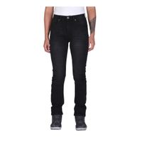 MODEKA Tabera Lady, Motorjeans dames, Soft Wash Zwart Lengte 32 - thumbnail