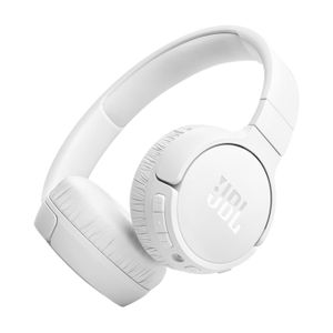 JBL Tune 670 NC Headset Bedraad en draadloos Hoofdband Oproepen/muziek USB Type-C Bluetooth Wit