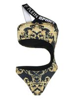 Plein Sport maillot de bain à imprimé baroque - Noir