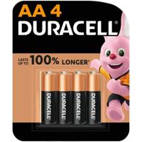 Duracell AA 1,5 V alkalinebatterijen Extra Life Long Power Pack van 4