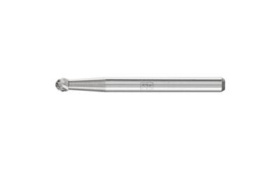 PFERD 21211083 Freesstift Hardmetaal Bol 3 mm Lengte 33 mm Afmeting, Ø 3 mm Werklengte 2 mm Schachtdiameter 3 mm 1 stuks
