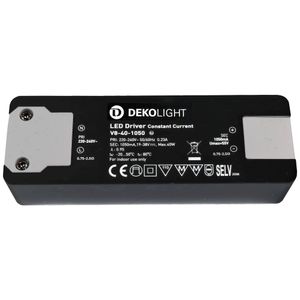 Deko Light Basic CC LED-transformator Constante stroomsterkte 40 W 1050 mA 19 - 38 V 1 stuk(s)