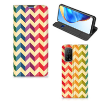 Xiaomi Mi 10T | 10T Pro Hoesje met Magneet Zigzag Multi Color - thumbnail