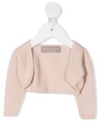 La Stupenderia cardigan à coupe crop - Rose