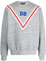 DSQUARED2 sweat en coton à logo brodé - Gris - thumbnail