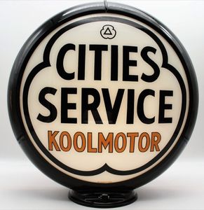 Cities Service Koolmotor Benzinepomp Bol