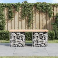 Tuinbank Schanskorfontwerp 103x44x42 cm massief grenenhout