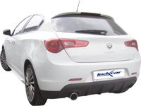 InoxCar uitlaat passend voor Alfa Romeo Giulietta 1.4T Multiair (170pk) 2010- 102mm Rond IXALGI03102