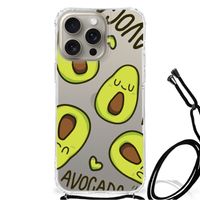 iPhone 15 Pro Max Stevig Bumper Hoesje Avocado Singing - thumbnail