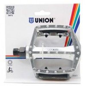 Union Pedalen Sp-102 1/2 Aluminium Zilver