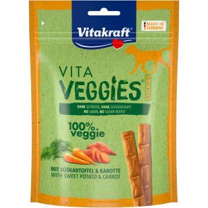 Vitakraft Vita Veggies Sticks met zoete aardappel hondensnack (80 g) 3 verpakkingen