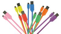 Valueline 1m, USB 2.0 A - Micro B USB-kabel USB A Micro-USB B Paars - thumbnail