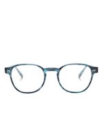 Moscot lunettes de vue rondes Arthur - Bleu