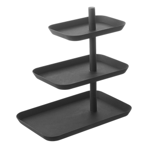 Yamazaki Etagere / Serveertoren Tower - Zwart - 3-Laags