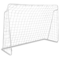 Viking Choice  Voetbaldoel XL 300x200x120 cm - Lichtgewicht - Wit