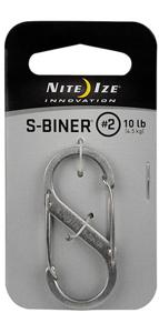 NITE Ize NI-SB2-03-11 Karabijn S-Biner Gr. 2 50 mm x 22 mm 1 stuk(s)