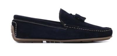 Giuseppe Maurizio Heren Loafers in Suede (Blauw)