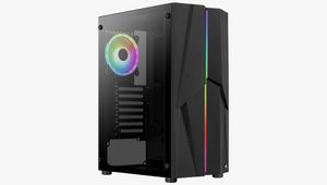 AeroCool Mecha-G-BK-v2 Midi-tower PC-behuizing Zwart