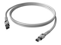 EasyLan VarioBoot patchkabel Cat.6A, S/FTP, grijs, 10 m