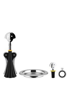 Alessi lot de vins Gam01 en acier inoxydable - Noir