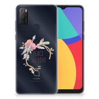 Alcatel 1S (2021) Telefoonhoesje met Naam Boho Text - thumbnail