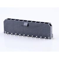 Molex 436501025 Male header, inbouw (standaard) Totaal aantal polen: 10 Rastermaat: 3.00 mm Inhoud: 1 stuk(s) Tape on Full reel