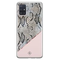 Samsung Galaxy A51 siliconen hoesje - Snake print