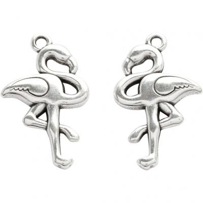 Creotime sieradenhangers 30 x 18 mm 2 stuks zilver Creotime sieradenhangers 30 x 18 mm 2 stuks zilver