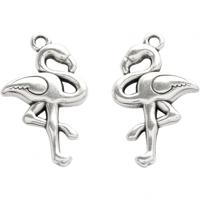 Creotime sieradenhangers 30 x 18 mm 2 stuks zilver