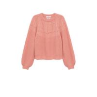 Mango gebreide trui pastelroze