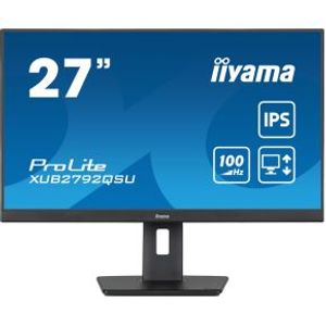 iiyama ProLite computer monitor 68,6 cm (27") 2560 x 1440 Pixels Full HD LED Zwart