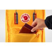 Fjällräven rugzak Kånken geel/rood/blauw