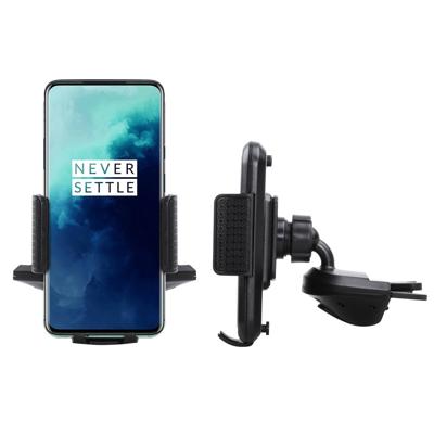 Shop4 - OnePlus 7T Pro Autohouder Verstelbare CD Houder met Klem Zwart Shop4 - OnePlus 7T Pro Autohouder Verstelbare CD Houder met Klem Zwart